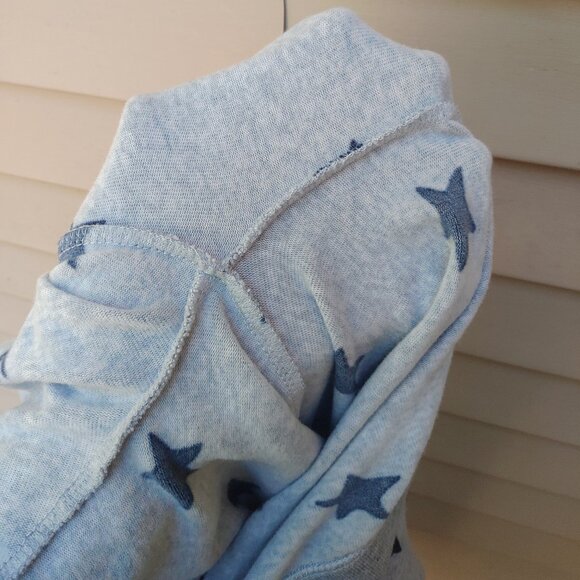 Tommy Hilfiger Gray Pajama Jogger Pants Blue Star Print Lounge Comfy - Picture 6 of 11